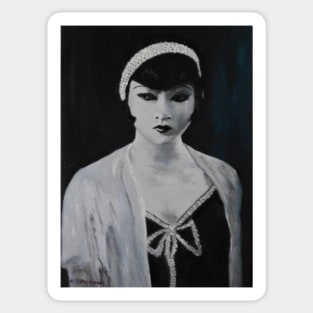 Anna May Wong - Art Deco Sticker